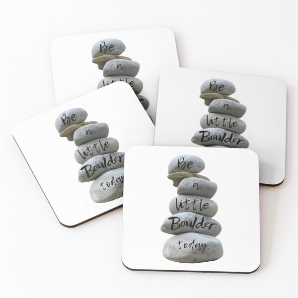 Item preview, Be a Little Boulder Today - White designed and sold by RebekahLanden.