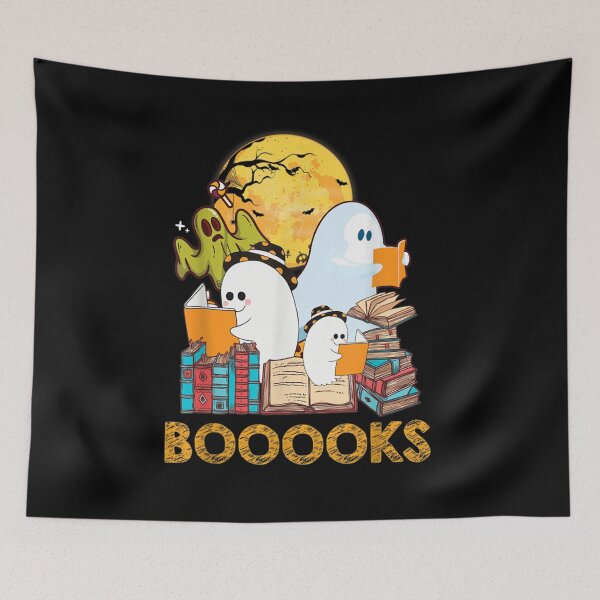 Item preview,  Booooks Ghost Reading Books Halloween designed and sold by vivanbess.