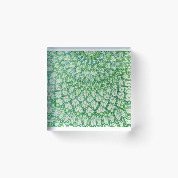 Item preview, Green Mandala designed and sold by artesiaKT.