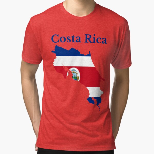  Costa Rica Flag Shirt For Men Funny Fishing T-shirt Country Map  Cool Dry : Handmade Products