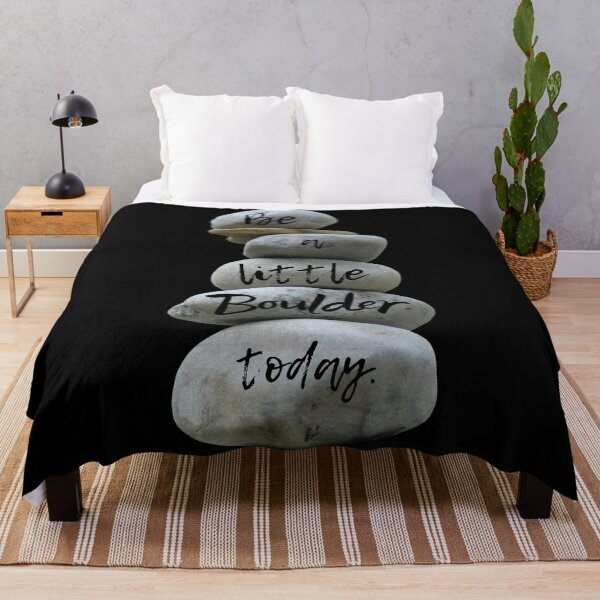 Item preview, Copy of Be a Little Boulder Today - Black designed and sold by RebekahLanden.