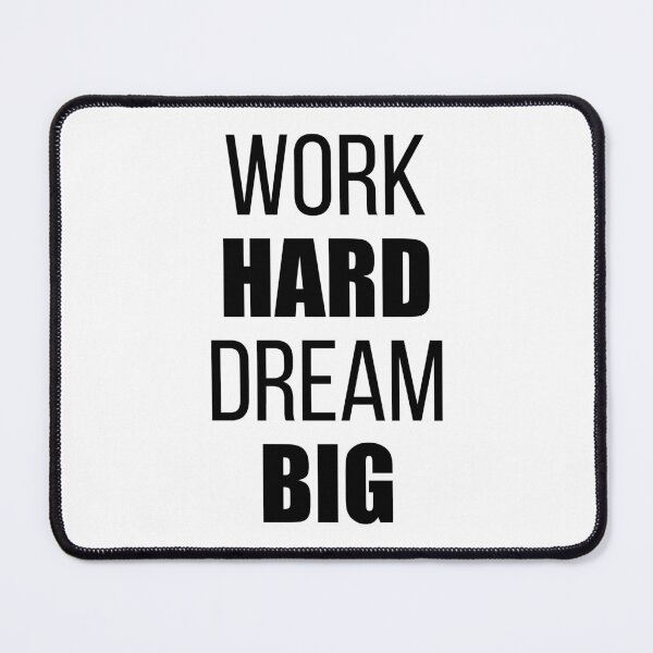 Item preview, Work Hard Dream Big designed and sold by maniacfitness.