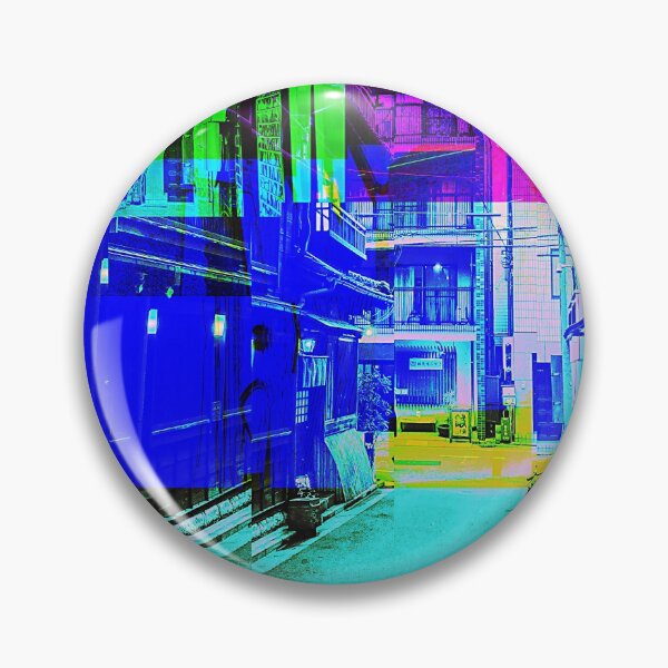 Item preview, Tokyo, Japan Narrow Street Glitch Art designed and sold by glitchhub.