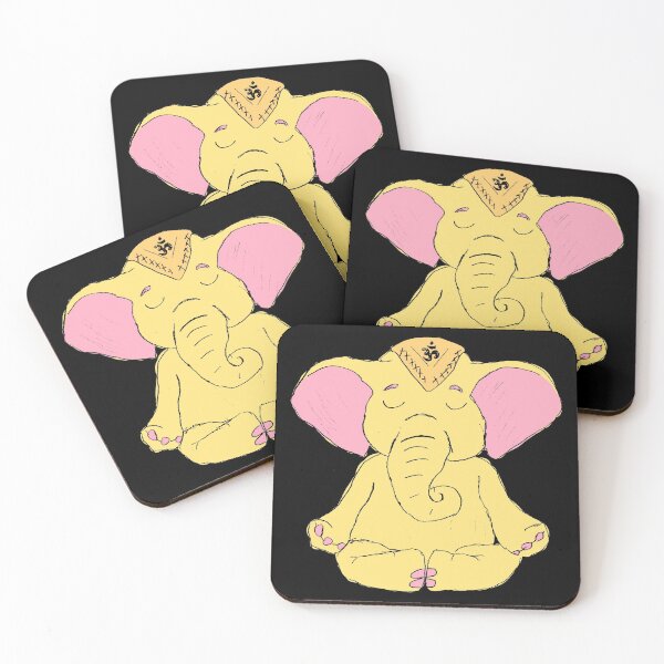 Item preview, Yellow Elephant - Meditation designed and sold by NobodysHero.