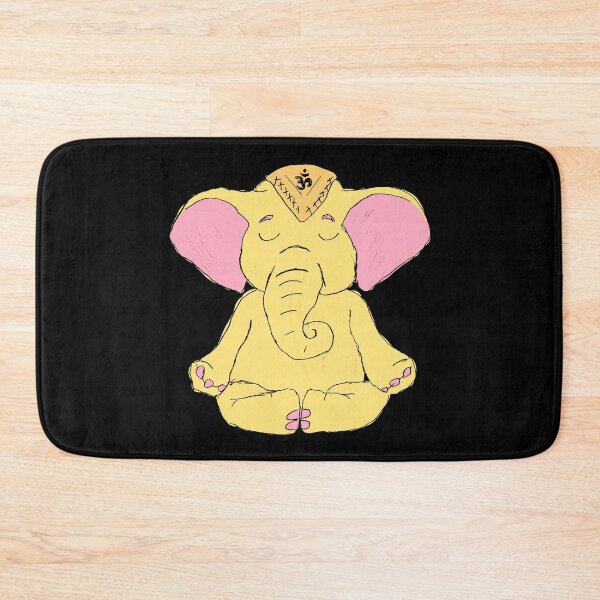 Item preview, Yellow Elephant - Meditation designed and sold by NobodysHero.