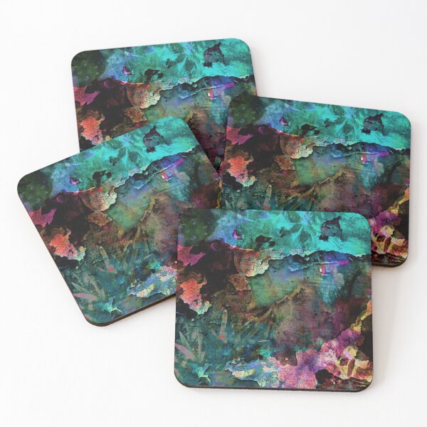 Item preview, Botanical abstract collage designed and sold by Red Witch Art.
