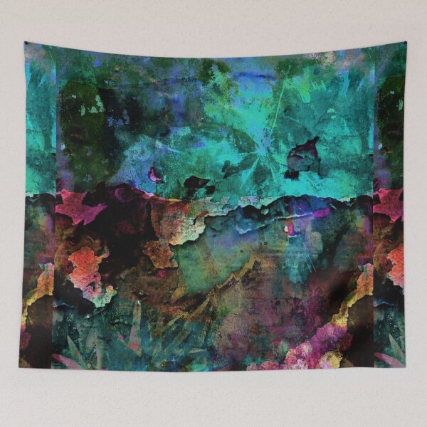 Item preview, Botanical abstract collage designed and sold by Red Witch Art.