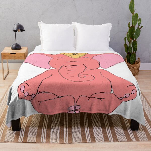 Item preview, Pink Elephant Meditation designed and sold by NobodysHero.