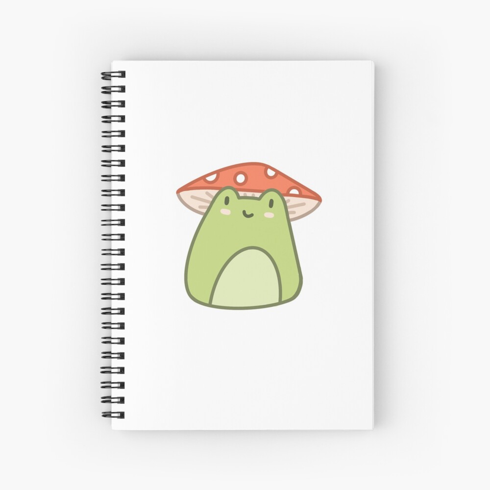 Mushroom Notebook Cottagecore Notebook Cute Sketchbook 