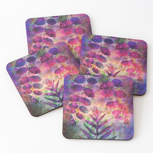 Item preview, Botanical abstract collage 2 designed and sold by Red Witch Art.