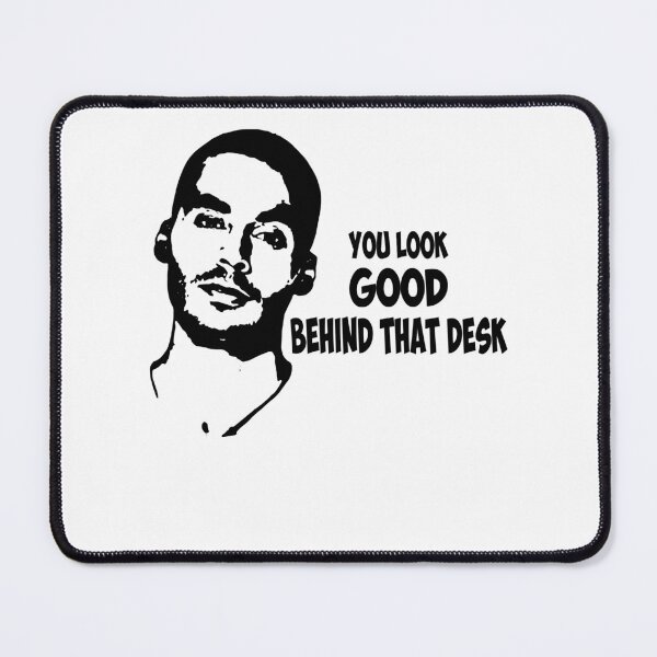 Item preview, You Look Good Behind That Desk - Funny Manny Design Montana Actor designed and sold by LillieDebra9.