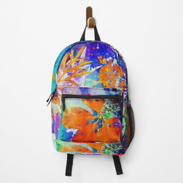 Item preview, Botanical abstract autumn leaves designed and sold by Red Witch Art.