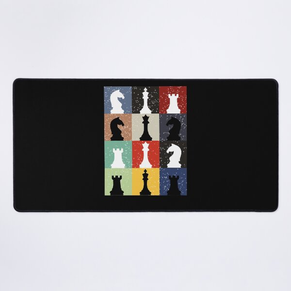 Funny Chess Board Chess Player Desk Mat