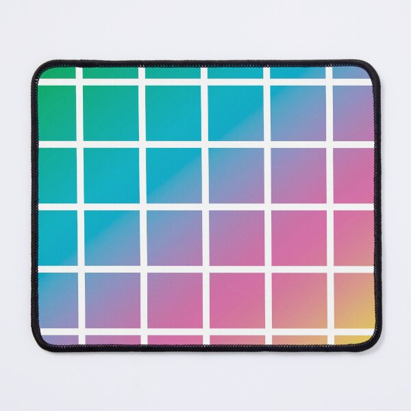 Item preview, Rainbow gradient checker lines pattern designed and sold by BLMcreations.