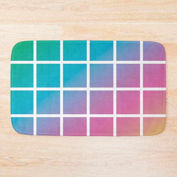 Item preview, Rainbow gradient checker lines pattern designed and sold by BLMcreations.