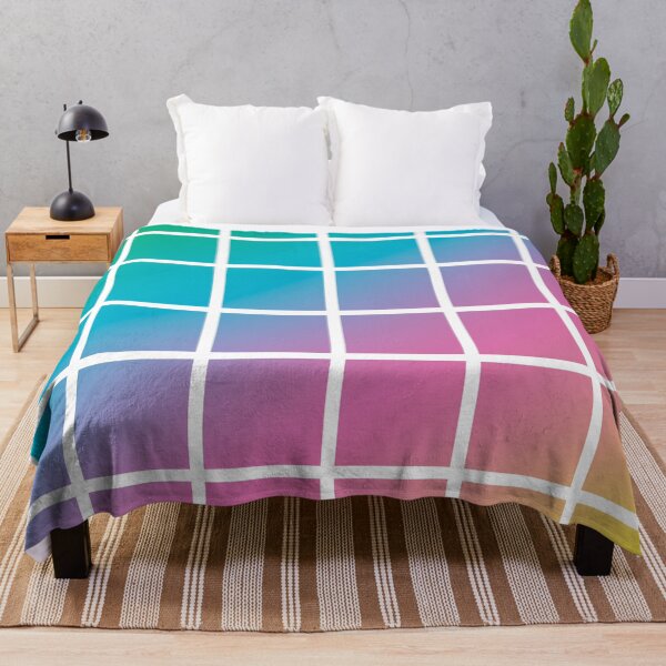 Item preview, Rainbow gradient checker lines pattern designed and sold by BLMcreations.
