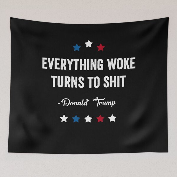 Item preview, Everything Woke Turns To Shit Funny gift designed and sold by DesignMacy.