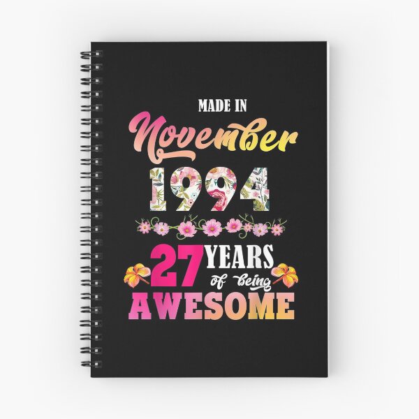 Item preview, Made In November 1994 My Birthday 27 Years Of Being Awesome  designed and sold by GerdaShop.