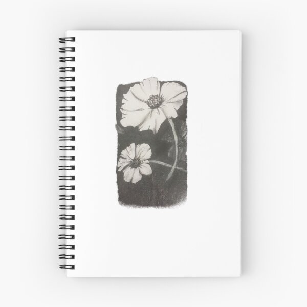 Item preview, Charcoal Black and White Flower designed and sold by AnnetteGWhite.