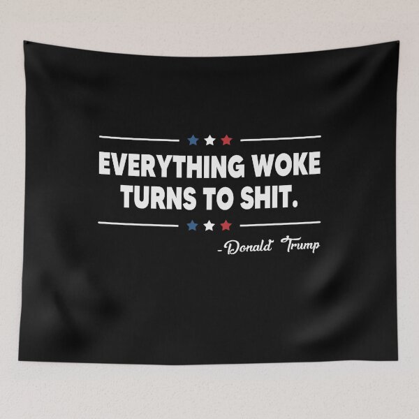 Item preview, Everything Woke Turns To Shit Funny gift designed and sold by DesignMacy.