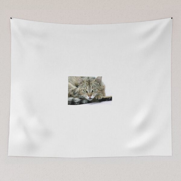 Item preview, lying striped cat designed and sold by olena2552.