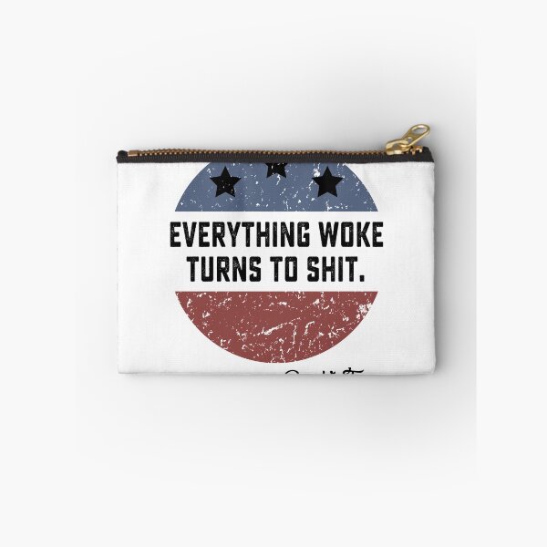 Item preview, Everything Woke Turns To Shit Funny Trump gift designed and sold by DesignMacy.