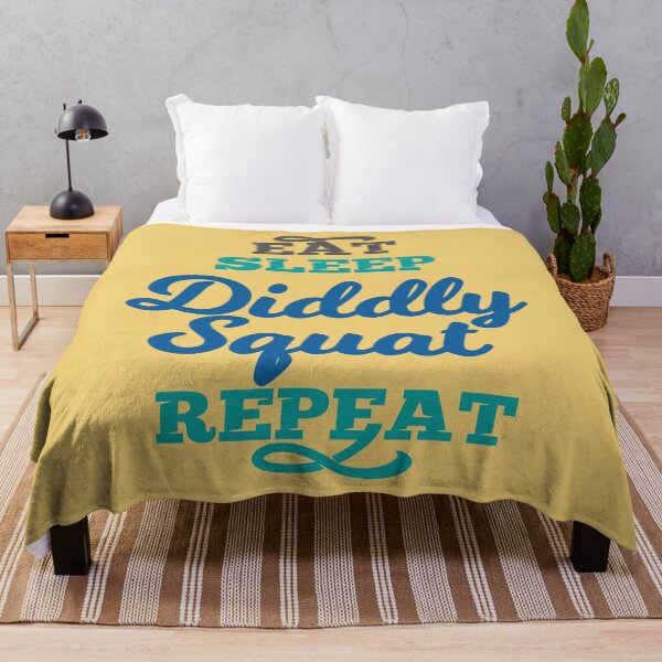 Item preview, Eat Sleep Diddly Squat Repeat designed and sold by HappySchnapper.