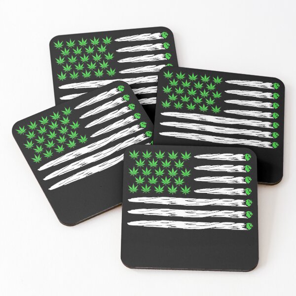 Item preview, America weed flag designed and sold by ErlandLindstrom.