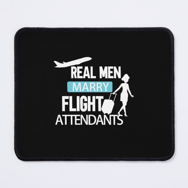 Item preview, Real Men Marry Air Hostess Funny Women Flying Aviation designed and sold by patroart.
