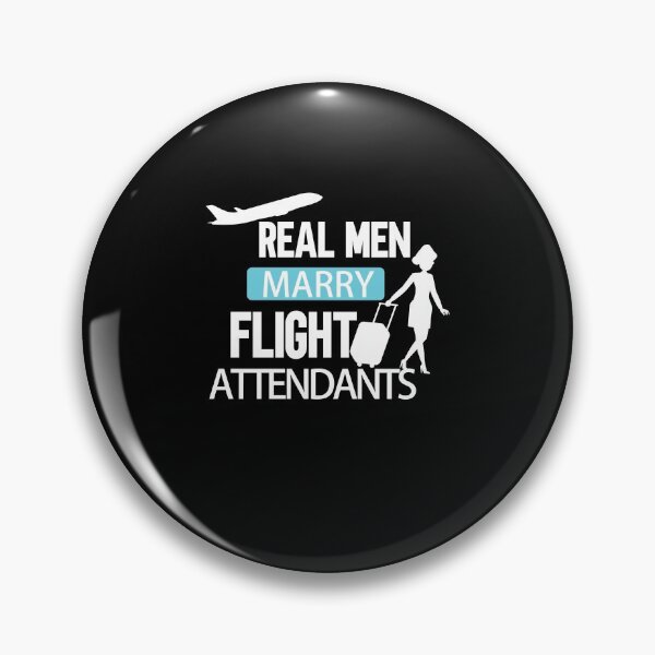 Item preview, Real Men Marry Air Hostess Funny Women Flying Aviation designed and sold by patroart.