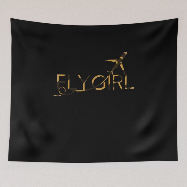 Item preview, Fly Girl Air Hostess Cabin Crew Funny Flying Aviation designed and sold by patroart.
