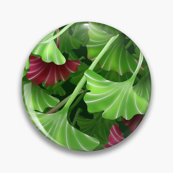 Item preview, O Ginkgo leaves pattern  designed and sold by TropicalHut.
