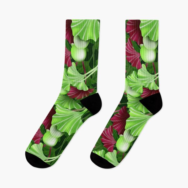 Item preview, O Ginkgo leaves pattern  designed and sold by TropicalHut.