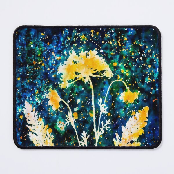 Item preview, Botanical cyanotype floral designed and sold by Red Witch Art.