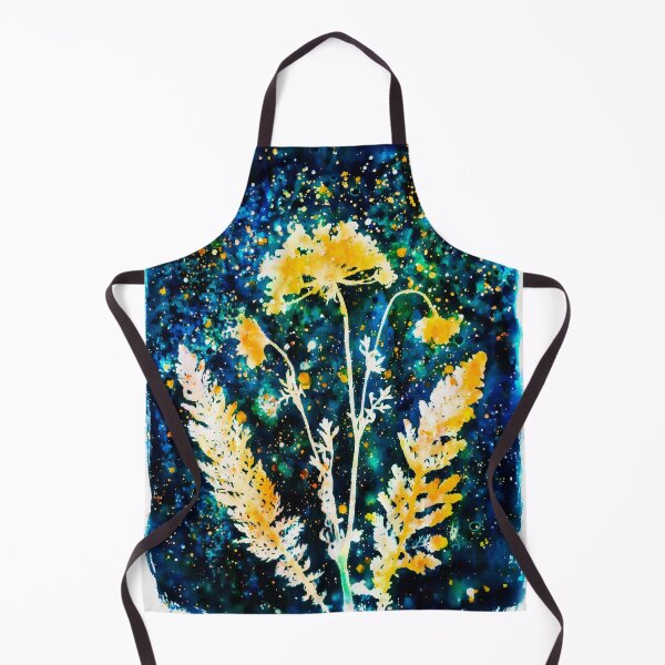Item preview, Botanical cyanotype floral designed and sold by Red Witch Art.