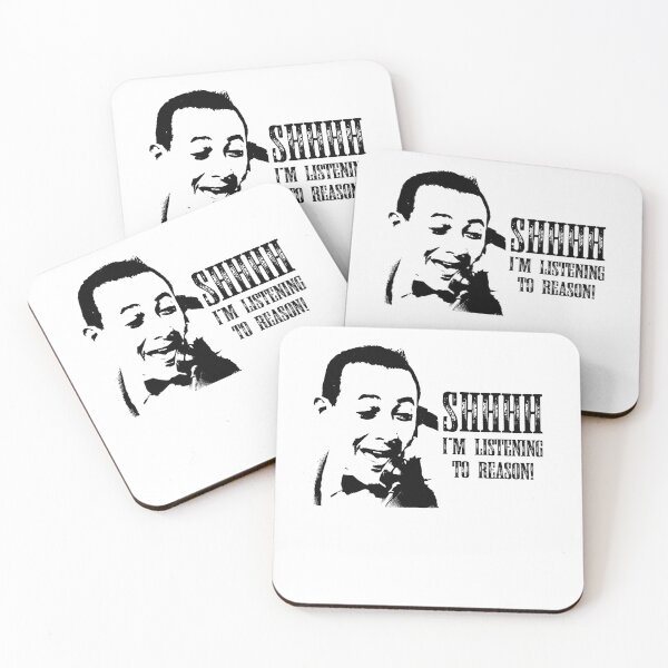 Item preview, Shhhh I'm Listening To Reason! - Funny Paul Design Reubens designed and sold by LillieDebra9.