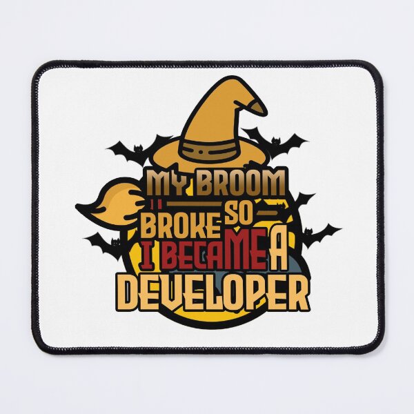 Item preview,  My Broom Broke So I Became A Developer gift  designed and sold by ussastore.
