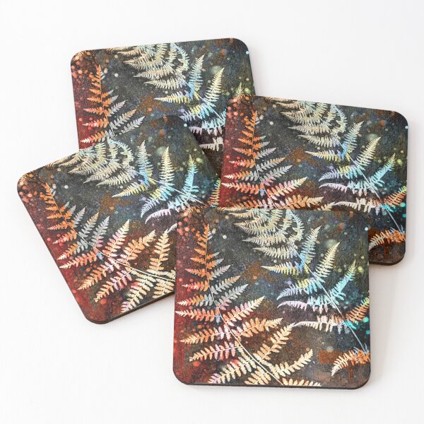 Item preview, Rust fern print designed and sold by Red Witch Art.