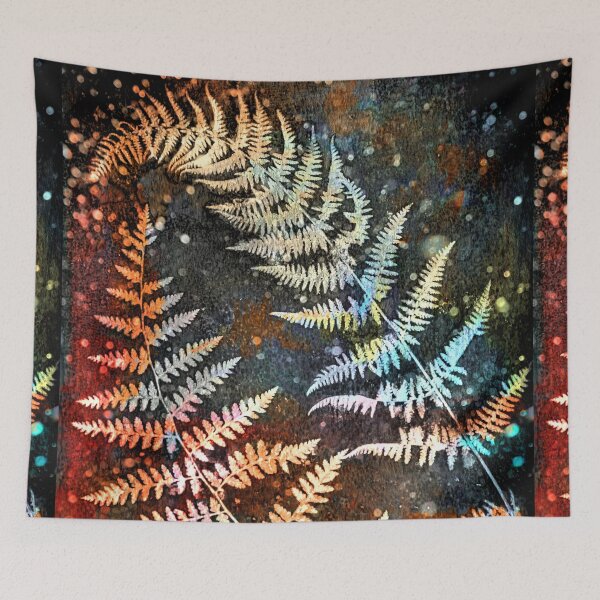 Item preview, Rust fern print designed and sold by Red Witch Art.