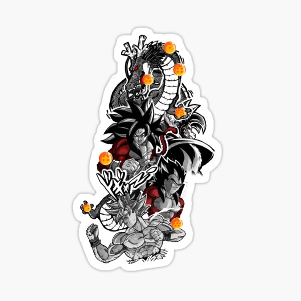 Super Saiyan 4 Limit Breaker Vegito Sticker – sevenstarperlers