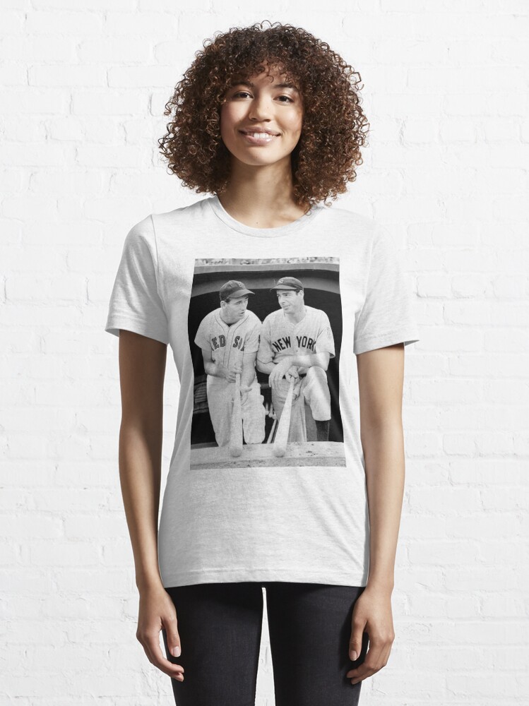 joe Dimaggio And Ted Williams Baseball Legends Men T Shirt