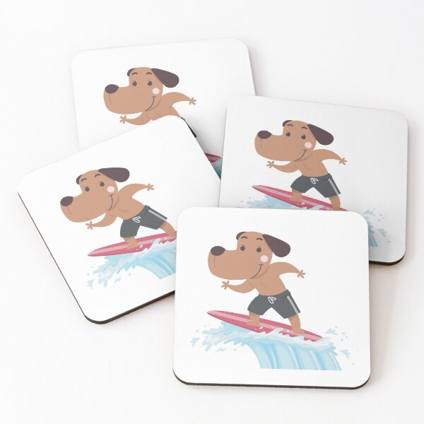Item preview, Dog on surfboard designed and sold by YuneDesigns.