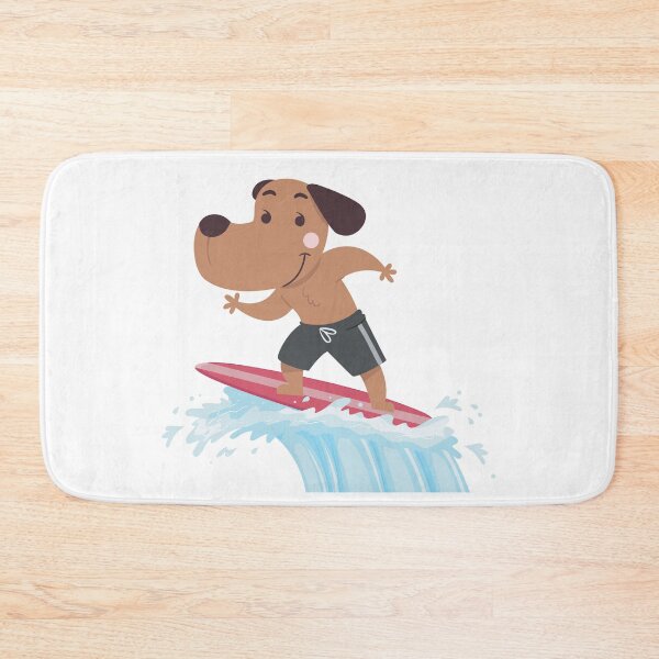 Item preview, Dog on surfboard designed and sold by YuneDesigns.