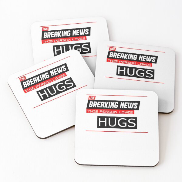 Item preview, Breaking News This Person Loves Hugs  designed and sold by AUSSIEPETS.