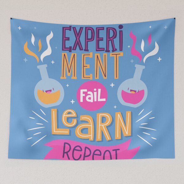 Item preview, Experiment Fail Learn Repeat designed and sold by KrisSidDesigns.