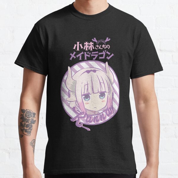 T-shirt Miss Kobayashi's Dragon Maid Anime Room, maid, purple