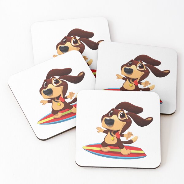 Item preview, Dog on surfboard designed and sold by YuneDesigns.