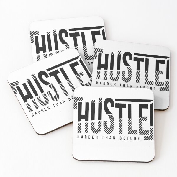 Item preview, Hustle Harder Than Before Typography designed and sold by fariz yuhdi.