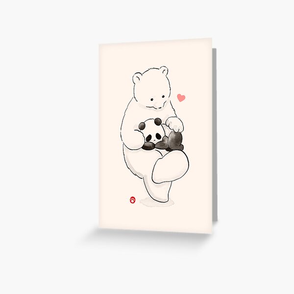 Panda Therapy Greeting Card