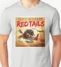 WINGS Series "P-51 RED TAILS" Unisex T-Shirt